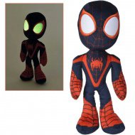 Marvel: Úžasní přátelé - Plyšový Spiderman Miles Morales s očima svítícíma v temnotě 25cm