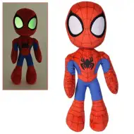 Marvel: Úžasní přátelé - Spiderman Póki plyšová postavička s očima svítícíma v temnotě 25cm