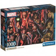 Marvel hrdinové 1000 dílků Compact puzzle 70x50cm - Clementoni