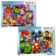 Marvel superhrdinové v rámu, puzzle 30 kusů - Clementoni