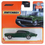 Matchbox: 1966 Dodge Charger zelené autíčko 1/64 – Mattel