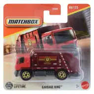 Matchbox: Garbage King červené autíčko 1/64 - Mattel