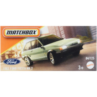 Matchbox: Papírová krabička 1983 Ford Fiesta MK 2 autíčko 1/64 - Mattel