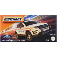 Matchbox: Papírová krabička 2016 Ford Interceptor Utility autíčko 1/64 - Mattel