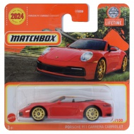 Matchbox: Porsche 911 Carrera kabriolet červené autíčko 1/64 – Mattel