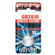 Maxell: Alkalická lithiová knoflíková baterie CR2016 1ks v blistrovém balení