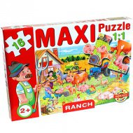 Maxi puzzle Domácí zvířata - D-Toys