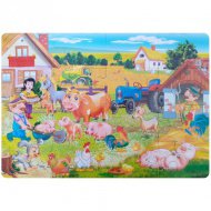 Maxi puzzle Farma se zvířaty - D-Toys