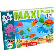 Maxi puzzle s mořskými zvířaty - D-Toys