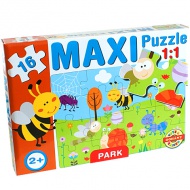 Maxi puzzle se zvířaty z louky - D-Toys