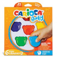 Medvídkové tužky Baby Teddy 6 ks - Carioca