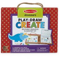 Melissa &amp; Doug: Dinosauří smazatelný kreslící a magnetický kreativní set