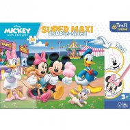 Mickey Mouse a jeho přátelé SuperMaxi oboustranné puzzle 3 v 1 s 24 kousky