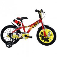 Mickey Mouse červený dětský kolo velikosti 14 - Dino Bikes kolo