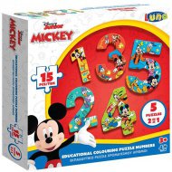 Mickey Mouse puzzle s čísly, 15 kusů