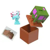 Minecraft Reveal minifigurka v úložném boxu – Dub – Mattel