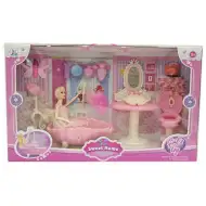 Módní panenka s koupelnou a doplňky