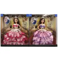 Módní panenka v plesových šatech 28 cm ve dvou variantách