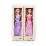Módní panenka ve dvou verzích, ve večerních šatech 29 cm.