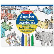 Modré Jumbo omalovánky - Melissa &amp; Doug