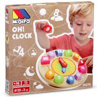 Molto: Nature Oh! Clock skládací hodiny ze dřeva hra