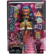 Monster High: Děsivě sladké narozeniny – panenka Cleo De Nile s balónkem a dárkem – Mattel