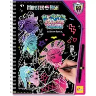 Monster High Friends Forever škrábací obrázková sada, 44 stran – Lisciani