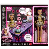 Monster High: Strašidelně sladké narozeniny – herní sada s panenkou Clawdeen Wolf a dekorací na dort – Mattel