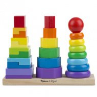 Montessori věže dřevěné dovednostní hračky - Melissa &amp; Doug