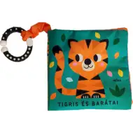 Móra: Tygřík a jeho přátelé šustící textilní knížka s kousátkem