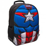 Musí... Avengers Captain America 3D vzor školní taška, batoh 32x15x43cm