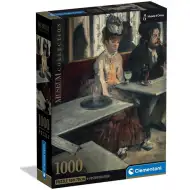 Muzejní sbírka: Edgar Degas - V kavárně 1000dílné puzzle s plakátem - Clementoni
