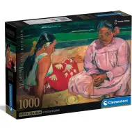 Muzejní sbírka: Gauguin - Tahitské ženy na pláži 1000dílné puzzle s plakátem - Clementoni