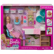 Nahrání Barbie: Sada hraček kadeřnictví s doplňky - Mattel