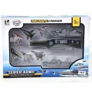 Námořní válečný herní set s mateřskou lodí a doplňky.