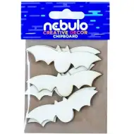Nebula: Sada 6 kusů netopýřích dekorací z kartonu