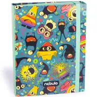 Nebulo: Box na sešity ve formátu A5 se vzorem vtipných příšerek