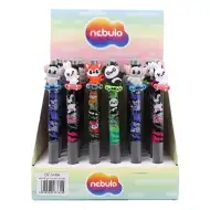 Nebulo: Gelové pero s gumovacím tlačítkem Skateboardová zvířata různé druhy 1ks