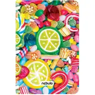 Nebulo: Gumová složka ve formátu A4 Bonbóny