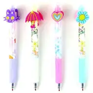 Nebulo: Jarní drobnost – gelové pero s mazatelným stiskacím mechanismem, různé varianty, 1 ks