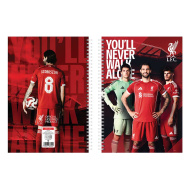 Nebulo: Liverpool spirálový sešit, čtverečkovaný, 60 listů, A4, 1 ks