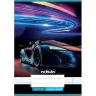 Nebulo: Neon auto vzorovaný linkovaný sešit pro 4. třídu A/5 21-32