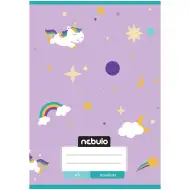 Nebulo: Sešit na úkoly A/5 sešitý s motivem jednorožce