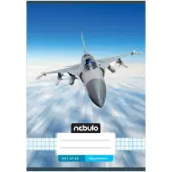 Nebulo: Sešit s kostkovaným motivem stíhačky 27-32 A/5