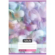 Nebulo: Sešit s linkami A5, 16-32 stran, pro 2. třídu, sešitý, s motivem ptačího peří