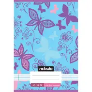 Nebulo: Sešit s linkami pro 1. třídu A5 14-32 Roztomilý vzor - Motýlci