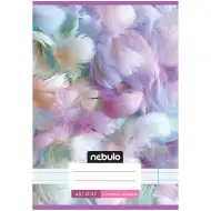 Nebulo: Sešit s linkami s motivem peříček, 4. třída, sešit velikosti A5, 21-32, sešitovaný