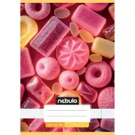 Nebulo: Sešit s měkkou vazbou A5 20-32 s roztomilým vzorem - Sladkosti