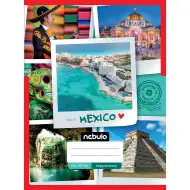 Nebulo: Sešit s mexickým vzorem, sešit s kroužkovou vazbou, čtverečkovaný, 87-32 A/4