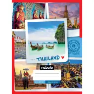 Nebulo: Sešit sešitý, čtverečkovaný, s thajským vzorem, 87-32 A/4